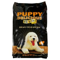 퍼피딜리셔스 전연령 강아지 건식사료, 곡물, 4.5kg, 1개