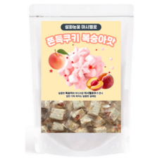 설화눈꽃 마시멜로 쫀득쿠키 복숭아맛, 200g, 1개