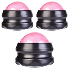 迪克運動黑色按摩球, 3個, 粉色