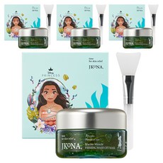 JKONA 海洋奇蹟緊緻水洗面膜 附矽膠刷, 4組, 1罐