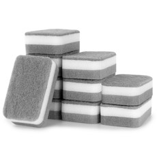 Life Formula 雙面海綿洗滌器灰色, 1個, 10入