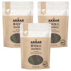 아크바 루이보스 허브티 잎차, 100g, 1개입, 3개