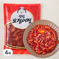 양념 오징어젓, 1kg, 4개