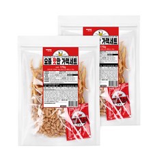 바다원 요즘 핫한 가맥세트 먹태구이 50g + 튀김땅콩 100g + 소스 20g, 170g, 2세트