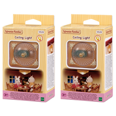 EPOCH Sylvanian Families 森林家族 經典吸頂燈公仔 5528, 2個