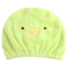 Sumikkogurashi 角落生物 浴帽, 柔軟親膚 吸水性強 舒適耐用, 企鵝, 1個