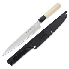 일본 백호 특선 사시미 일식도 좌수용 + 칼집세트, 혼합색상, 1개