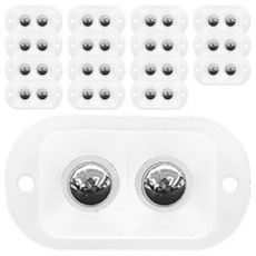 World Clean 黏貼式移動輪 2入 白色, 16個