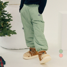 OWLEYBARN 兒童款Olly絎縫刷毛長褲