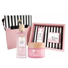 NEWART 新技 粉色邂逅髮香禮盒 Set, 髮香膏 100ml+髮香水 50ml, 秀髮專屬香氛修護, 旅行外出方便攜帶, 1組