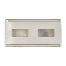 蘿林嚴選 隱藏式抽屜收納盒, 12.6*26*4.7cm, 1個, 白色, 1層