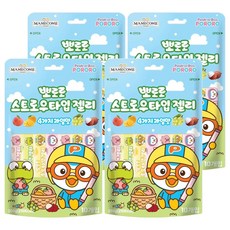 마미꼬미 뽀로로 스트로우타입젤리 10개입, 200g, 4개