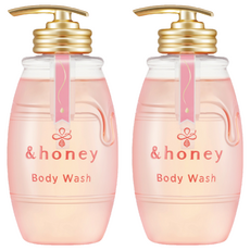 &honey melty蜂蜜綻嫩淨白喚膚沐浴露, 500mL, 2瓶