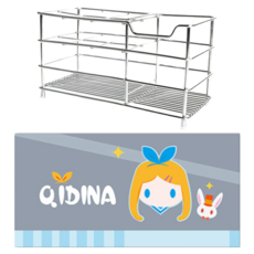 QIDINA 硅藻土吸水墊套裝 SGS設計款 加厚, 夢境艾莉絲, 1組