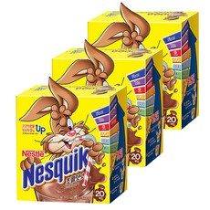 Nesquik 可可沖泡包, 13.5g, 20條, 3盒