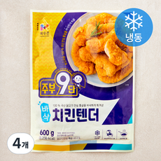 주부9단 바삭 치킨텐더 (냉동), 600g, 4개