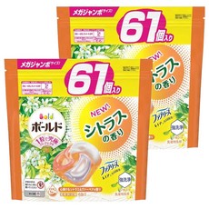 Bold 4in1 超強洗淨4D洗衣膠囊補充裝 柑橘馬鞭草, 61顆, 2袋