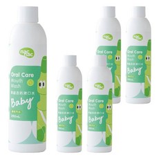 nac nac 護齒含鈣漱口水 彈珠汽水, 250ml, 5瓶