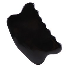 水牛角盾形刮痧板, 1個, 單一顏色