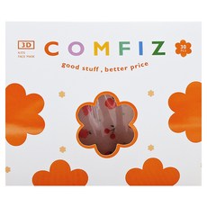 COMFIZ 康菲 兒童3D醫療口罩 3~7歲, 1盒, 草莓甜不甜, 30片