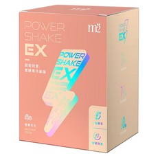 m2 美度 Power Shake EX 超能奶昔升級版 榛果可可, 25g, 8包, 1盒