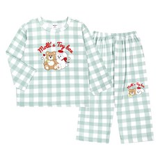 mollimelli friends 兒童款You&Me桃皮絨保暖室內上下套裝