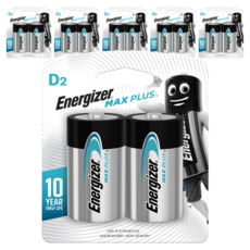 Energizer 勁量 Max Plus D型電池, 6個, 2入
