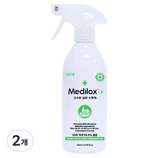 메디록스 F 식품용 살균소독제 식품첨가물 스프레이, 500ml, 2개