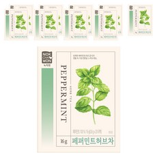 녹차원 페퍼민트 허브차, 800mg, 20개입, 10개