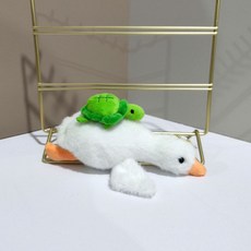 아이끌레 캐릭터가방 거위 봉제인형 키링, 18cm, 화이트거북이, 1개