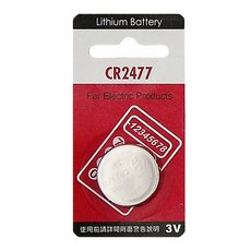Panasonic 鈕扣型鋰電池 3V CR2477, 1入, 1個