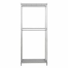 dayneeds 日需百備 三層雙桿衣櫥 輕型, 電鍍