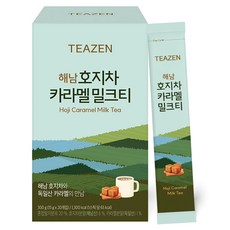TEAZEN 茶禪 海南焙茶焦糖奶茶隨身包, 15g, 20條, 1盒