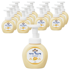 아이깨끗해 항균 폼 핸드솝 순 보송보송 파우더향, 490ml, 15개