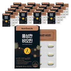 뉴트리원 풍성한 비오틴, 30정, 18개