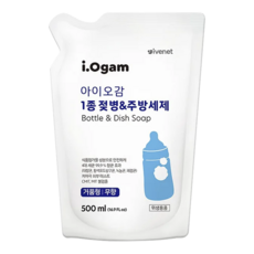 ivenet i.Ogam 奶瓶餐具洗潔精補充包 500mL, 3包