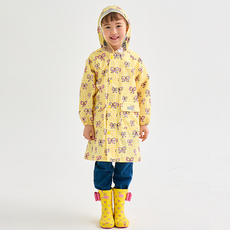 韓國 HAS 兒童蝴蝶結聚酯纖維雨衣