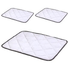 寵物用品 牛津布寵物防水墊 防水防尿墊 寵物睡墊 3個, 灰色, 1組