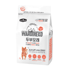 와루이네코 두부모래 복숭아향, 1개, 7L