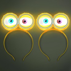 BABO LED 發光大眼球髮箍, 2個, 混合顏色