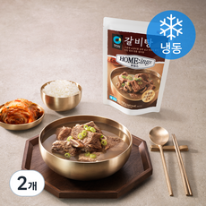 청정원 호밍스 갈비탕 2인분 (냉동), 700g, 2개