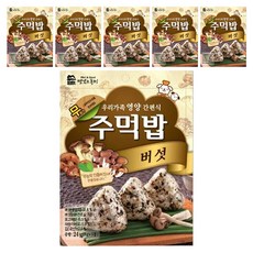 맛있는풍경 주먹밥 버섯, 24g, 6개