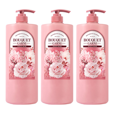 BOUQUET GARNI 絲滑角蛋白洗髮精 白麝香, 1.5L, 3件