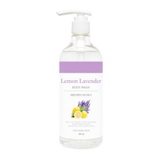 THE HERB SHOP 香氛沐浴露 檸檬&薰衣草, 500ml, 1罐