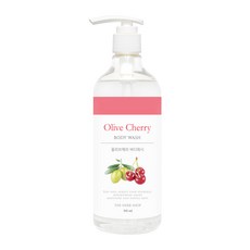 THE HERB SHOP 香氛沐浴露 橄欖櫻桃香, 500ml, 1個