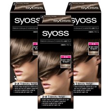 사이오스 프로페셔널 헤어컬러 새치커버, 2A 스모키베이지, 3개
