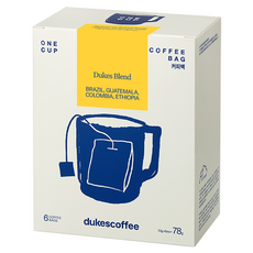 듁스 커피백 듁스블렌드, 13g, 6개입, 1개