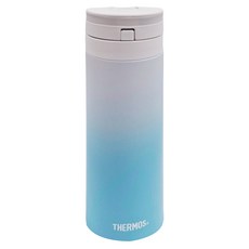 THERMOS 膳魔師 超輕量 不鏽鋼真空保溫瓶 JNS-453 450ml, 漸層藍, 1個