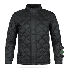 luxgolf 男款方格絎縫輕量鋪棉外套 LX4W801