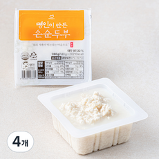 한둘 명인이 만든 손순두부, 140g, 4개